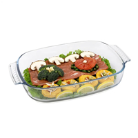 glass food container with handle